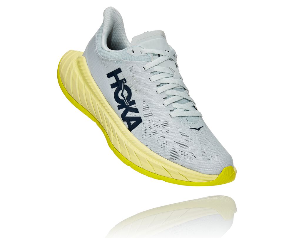 Hoka One One Carbon X 2 Löparskor Dam Blå Blommiga/Gröna - SE-3206598